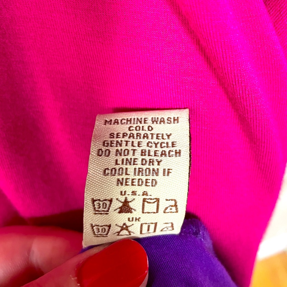 NWT Antthony Originals Pink and Purple Asym Hem Tunics & Matching Scarf 3X Set - Picture 7 of 7